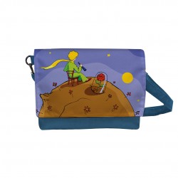 کیف دوشی طرح شازده کوچولو و گل