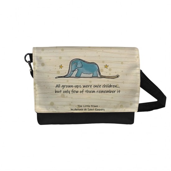 کیف دوشی طرح مار و فیل شازده کوچولو