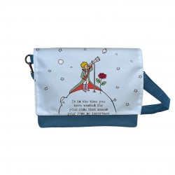 کیف دوشی طرح شازده کوچولو و گل