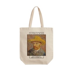 تت بگ متقال طرح خودنگار با کلاه حصیری از ونگوگ