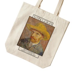 تت بگ متقال طرح خودنگار با کلاه حصیری از ونگوگ