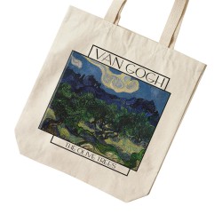 تت بگ متقال طرح درخت های زیتون از ونگوگ