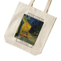 تت بگ متقال طرح تراس یک کافه در شب از ونگوگ