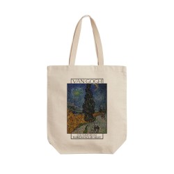 تت بگ متقال طرح جاده محلی پروانس در شب از ونگوگ