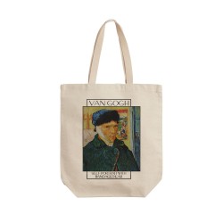 تت بگ متقال طرح خودنگار با گوش بانداژ شده از ونگوگ