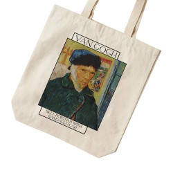 تت بگ متقال طرح خودنگار با گوش بانداژ شده از ونگوگ