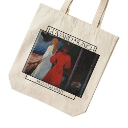 تت بگ متقال طرح سفید و قرمز از ادوارد مونک