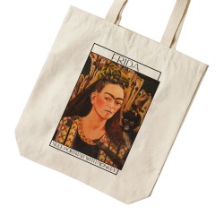 تت بگ متقال طرح خودنگار با میمون از فریدا