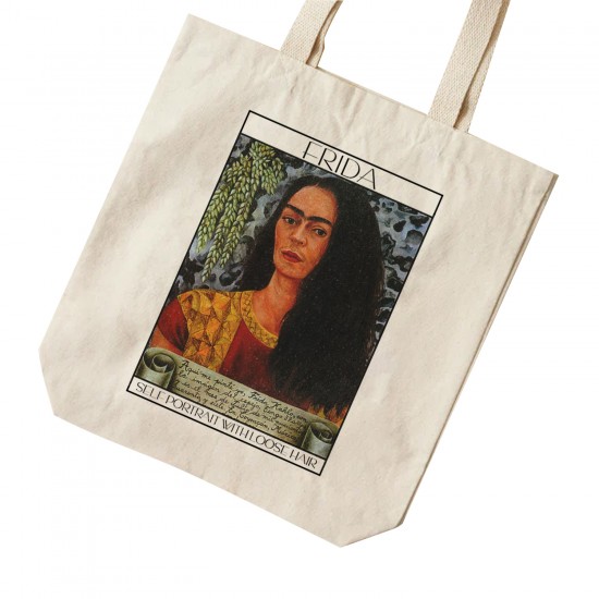 تت بگ متقال طرح خودنگار با موی رها از فریدا