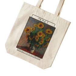 تت بگ متقال طرح دسته گل آفتابگردان از مونه