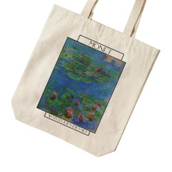 تت بگ متقال طرح نیلوفر های آبی (جزئیات) از مونه