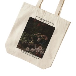 تت بگ متقال طرح گل های بهاری از مونه