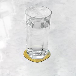 زیر لیوانی طرح مزرع گندم و دروگر از ونگوگ