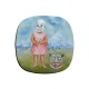 زیر لیوانی طرح دختربچه با ماسک مرگ از فریدا