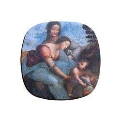 زیر لیوانی طرح باکره و کودک از داوینچی