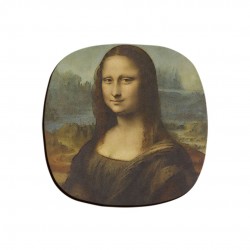 زیر لیوانی طرح مونالیزا از داوینچی