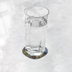 زیر لیوانی طرح باغی در سن آدرس از مونه