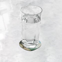 زیر لیوانی طرح پسر روی قوچ از گویا