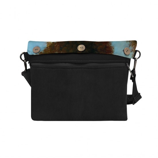 کیف دوشی طرح پرتره جینورا دبنچی از داوینچی