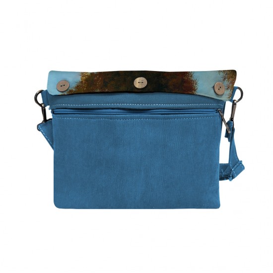 کیف دوشی طرح پرتره جینورا دبنچی از داوینچی