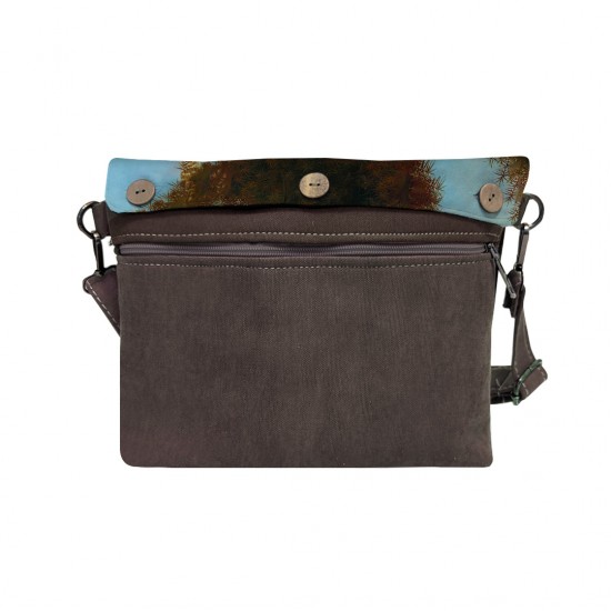 کیف دوشی طرح پرتره جینورا دبنچی از داوینچی