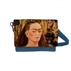 کیف دوشی طرح خودنگار با میمون از فریدا