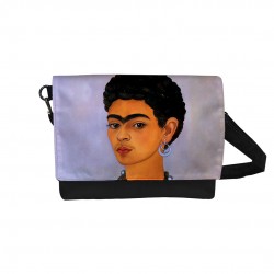 کیف دوشی طرح خودنگار با موی فرفری از فریدا