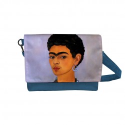 کیف دوشی طرح خودنگار با موی فرفری از فریدا