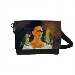 کیف دوشی طرح من و طوطی ها از فریدا