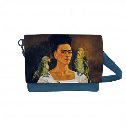 کیف دوشی طرح من و طوطی ها از فریدا