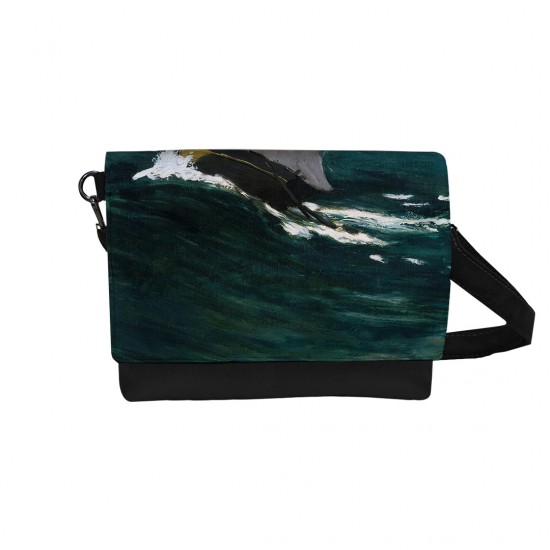 کیف دوشی طرح موج سبز از مونه