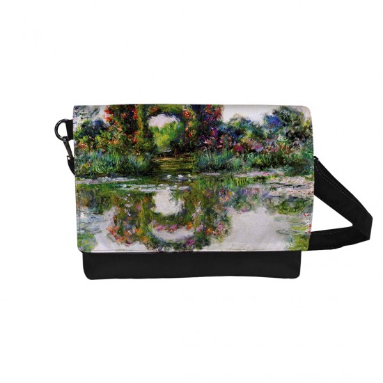 کیف دوشی طرح قوس های گلدار از مونه