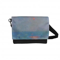 کیف دوشی طرح پل واترلو، اثر نور خورشید در مه از مونه