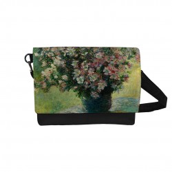 کیف دوشی طرح گلدان گل ها از مونه