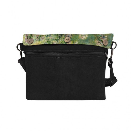 کیف دوشی طرح گلدان گل ها از مونه
