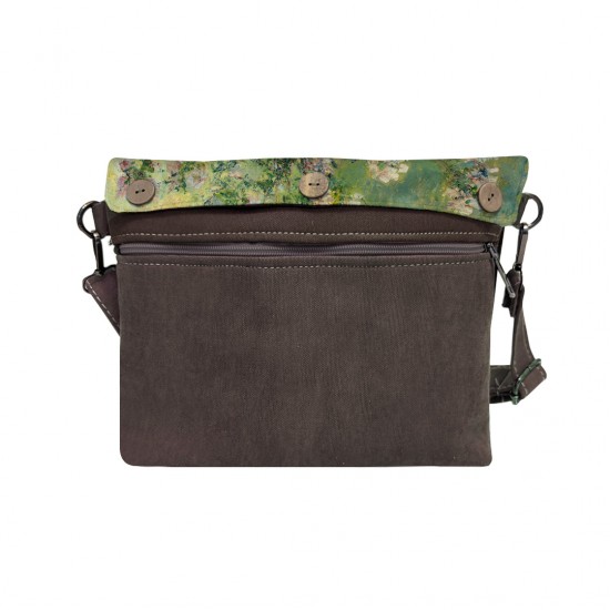 کیف دوشی طرح گلدان گل ها از مونه