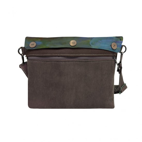 کیف دوشی طرح نیلوفر های آبی از مونه