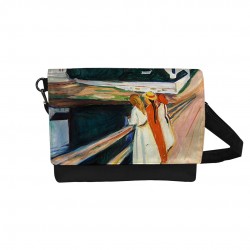 کیف دوشی طرح دختر های روی پل از ادوارد مونک