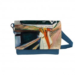 کیف دوشی طرح دختر های روی پل از ادوارد مونک