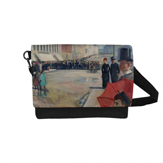 کیف دوشی طرح موسیقی در خیابان کارل یوهان از ادوارد مونک