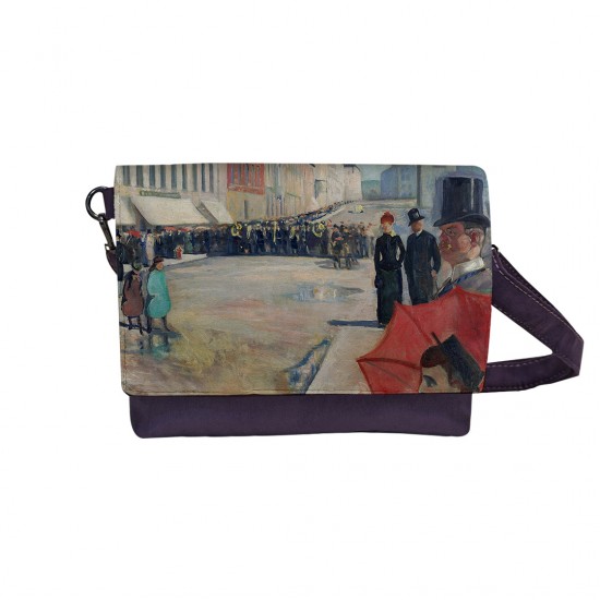 کیف دوشی طرح موسیقی در خیابان کارل یوهان از ادوارد مونک