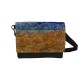 کیف دوشی طرح چشم انداز دسته های گندم و طلوع ماه از ونگوگ