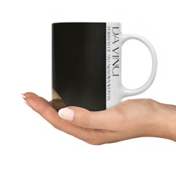 ماگ طرح پرتره زن ناشناس از داوینچی