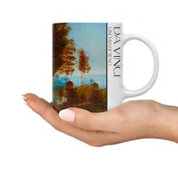 ماگ طرح پرتره جینورا دبنچی از داوینچی