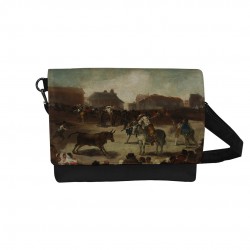 کیف دوشی طرح گاوبازی در یک شهر از گویا