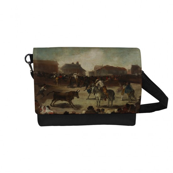 کیف دوشی طرح گاوبازی در یک شهر از گویا