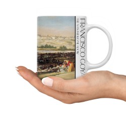 ماگ طرح چمن زار سان ایسیدرو از گویا