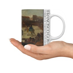 ماگ طرح گاوبازی در یک شهر از گویا
