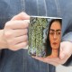 ماگ طرح خودنگار با موی رها از فریدا