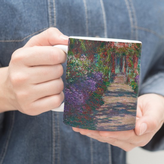 ماگ طرح مسیری در باغ مونه از مونه